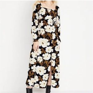 Old Navy Square Neck Floral Dress